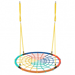 Aga Viseća ljuljačka krug 120 cm Četverobojna