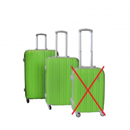 Linder Exclusiv Set putnih kofera, vel. M,L Green 2CZ035 - II. Kvaliteta
