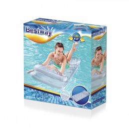 Srebrna metalik na napuhavanje plažna madrac 188x71cm BESTWAY + set za popravak