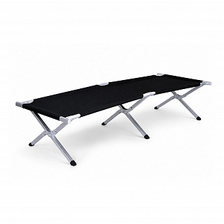 Linder Exclusiv Sklopivi kamping ležaj Crni