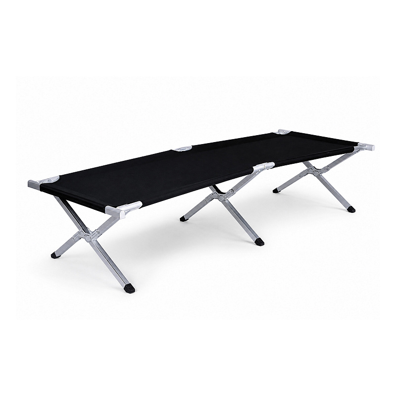 Linder Exclusiv Sklopivi kamping ležaj Crni
