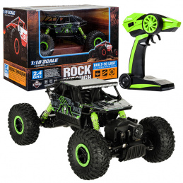 Aga RC auto Rock Crawler HB 2.4GHz 1:18 zelena 2DZ036