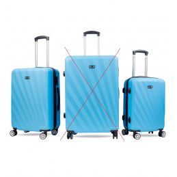 Aga Travel Putni koferi, vel. M+S Modrá 2CZ046 - II. Kvaliteta