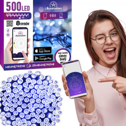 500 LED SVJETALA HLADNO BIJELA - UPRAVLJANJE TELEFONOM