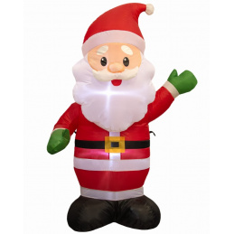Nafukljivi Djed Božićnjak s LED osvjetljenjem - 125 cm