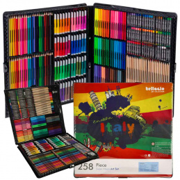 Aga Plastični slikarski set u kovčegu 258 kom