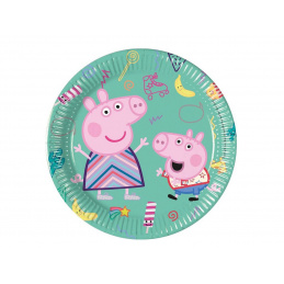 Peppa Pig Papirnati tanjurići Prase Peppa 20 cm 8 kom