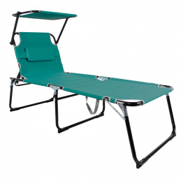 Linder Exclusiv Vrtni ležaljka XXL s krovićem Aqua DAZ852