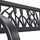 Aga Metalna vrtna klupa 125x53x77 cm