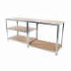 Linder Exclusiv Metalna polica 180x90x40 cm 5 polica