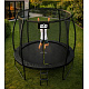 Aga SPORT EXCLUSIVE Trampolin 250 cm Crna + zaštitna mreža + ljestve