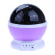 Aga Zvjezdani projektor - noćno svjetlo 2u1 USB ljubičasta