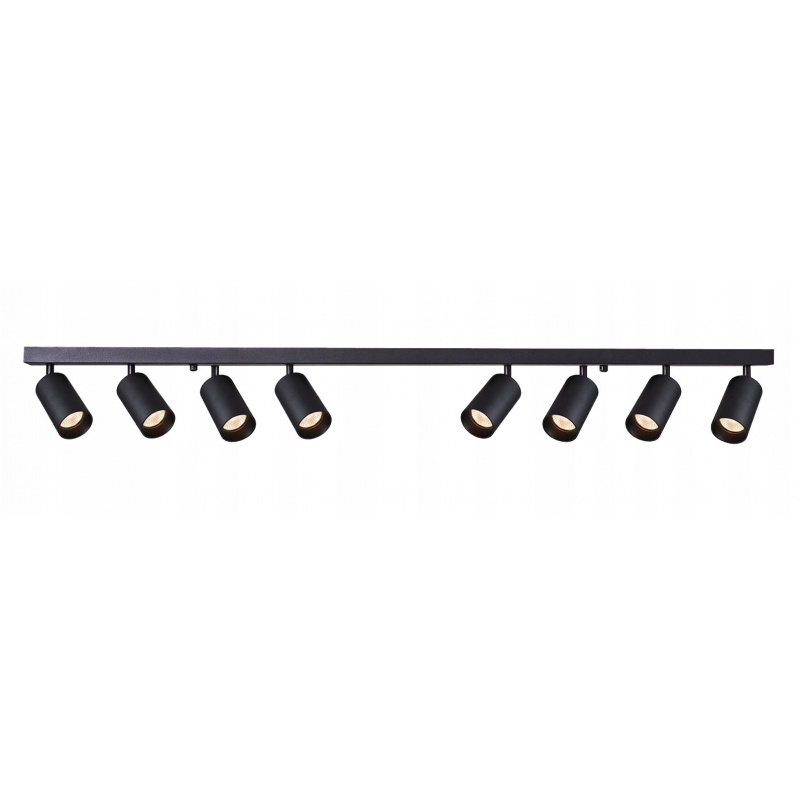 GU10 tračna lampa VIKI-L 8 - crna