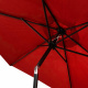 Aga Nagibajući vrtni suncobran 250 cm Crveni