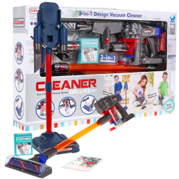 Set za čišćenje 3 u 1 za djecu Ručni vertikalni usisavač + četke + stanica za punjenje