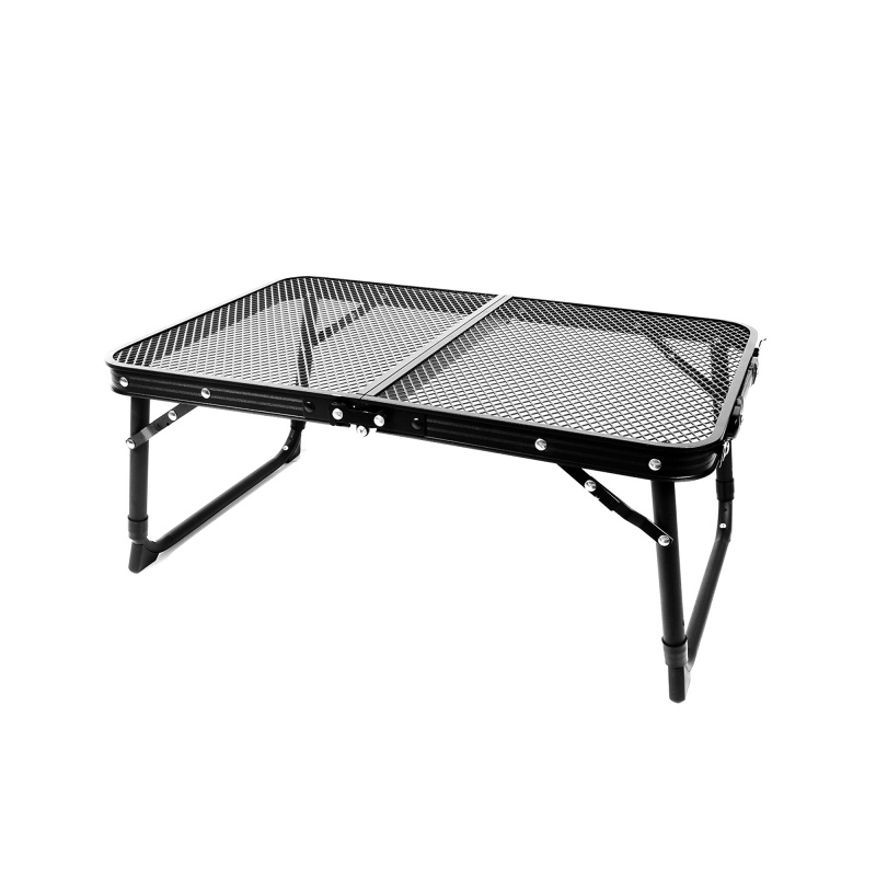 Aga Sklopivi kamping stol 60x40x25/33 cm Crni