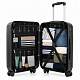 Aga Travel Set putnih kofera MR4667 Crna