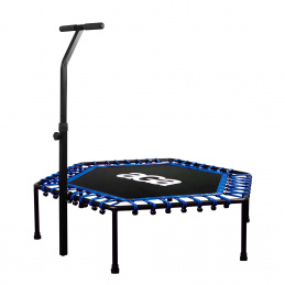 Aga FITNESS Trampolin 130 cm Plava + ručka