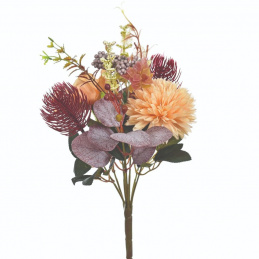 Umjetno cvijeće Jesenski buket 35 cm visina breskva KAO ŽIVO