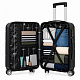 Aga Travel Set putnih kofera MR4652 Crna