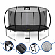 Aga SPORT EXCLUSIVE Trampolin 430 cm Crna + zaštitna mreža + ljestve