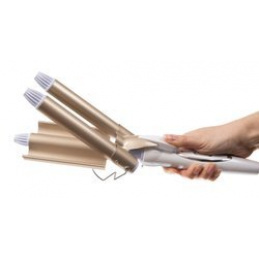 Keramički trostruki uvijač, 45 W Bijelo-bež ISO 14186