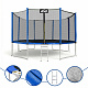 Aga SPORT PRO Trampolin 366 cm Plava + zaštitna mreža + ljestve