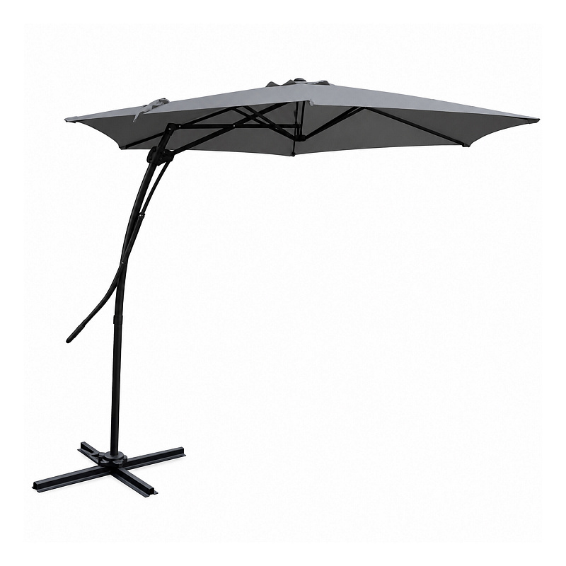 Linder Exclusiv Vrtni suncobran MC2006 350 cm Tamno sivi