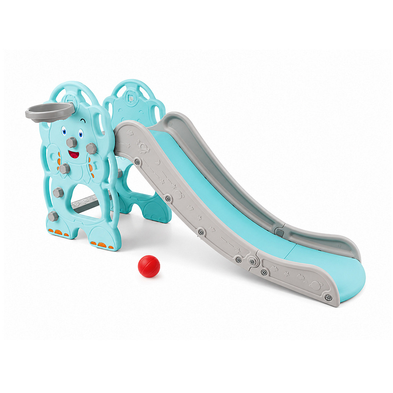 Aga4Kids Tobogan s rukohvatom 170 cm Zelena