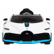 Bugatti Divo Dječji autić na baterije bijeli + daljinsko upravljanje + EVA + spori start + LED MP3