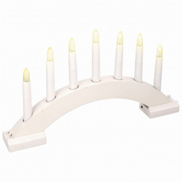 Božićni svijećnjak 7 LED - timer