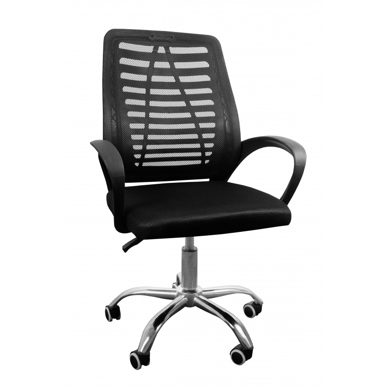 Aga Uredska ergonomska stolica Crna