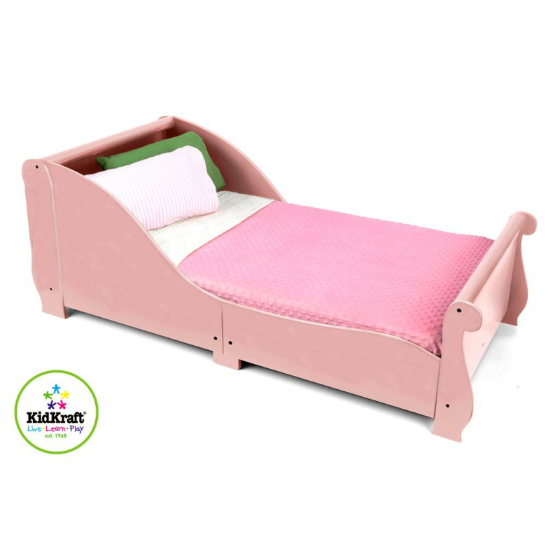 KidKraft Dječji krevet SLEIGH Pink 160x75 cm