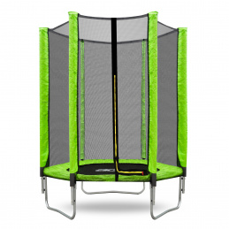 Aga SPORT TOP Trampolin 150 cm Svijetlo zelena + zaštitna mreža