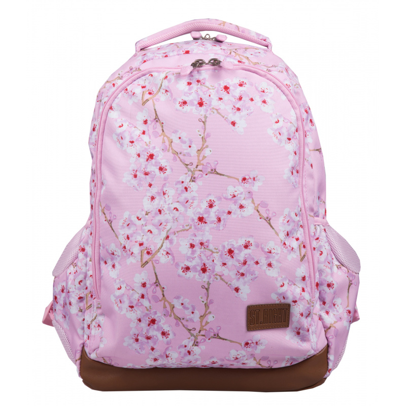 St.RIGHT Školski ruksak s dva pretinca Flowers