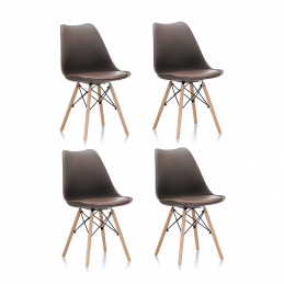 Aga 4x Blagovaonska stolica MR2035 Smeđa