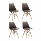 Aga 4x Blagovaonska stolica MR2035 Smeđa