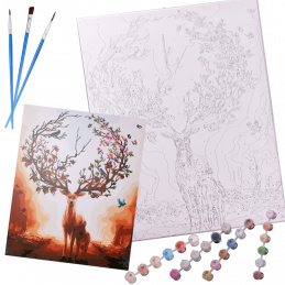 Aga Slikanje po brojevima 40x50cm jelen