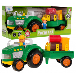 Set Traktor s Farmerom + Pribor