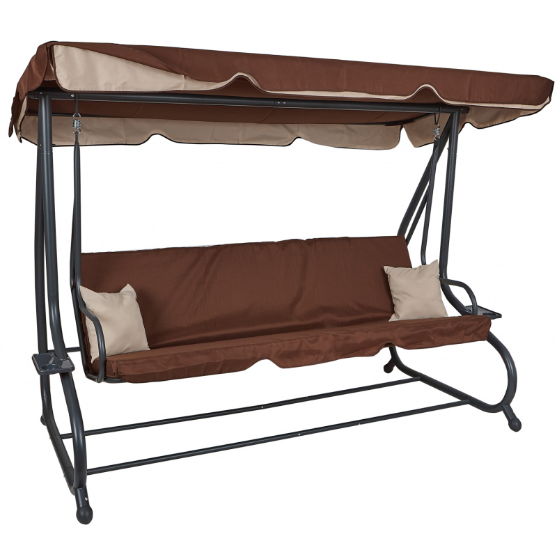 Aga Vrtna ljuljačka XXXL COMFORT LUX Tamno Smeđa