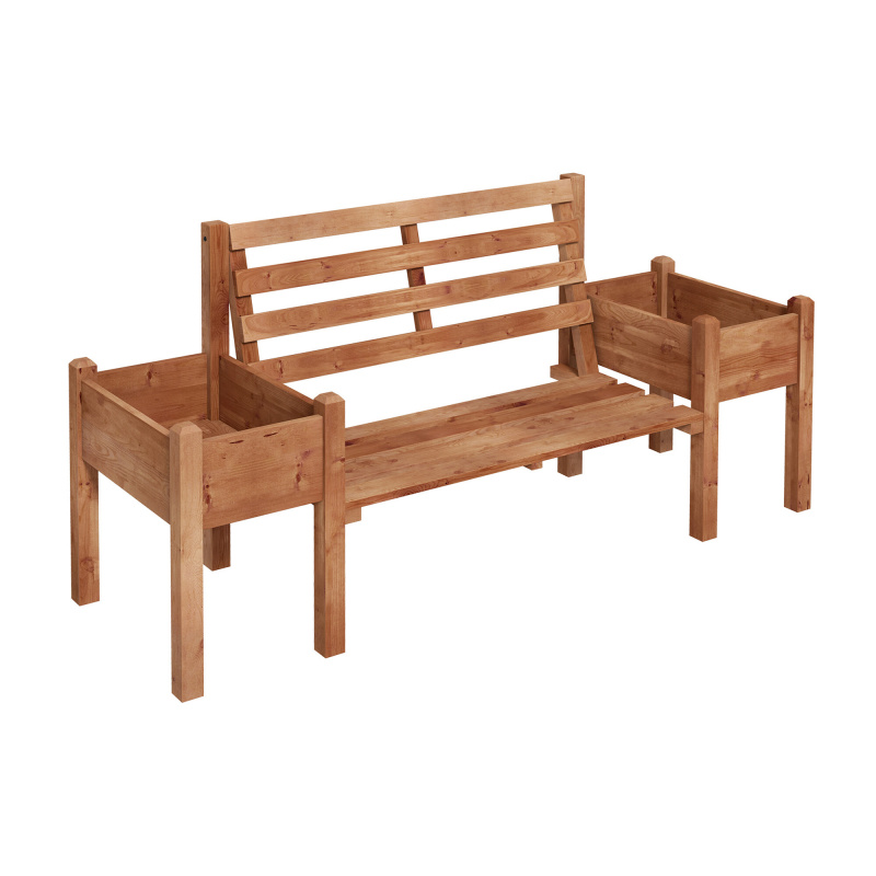 Aga Vrtna klupa s posudama 184x59x95 cm