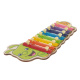 Aga Šareni drveni ksilofon za djecu Gusjenica