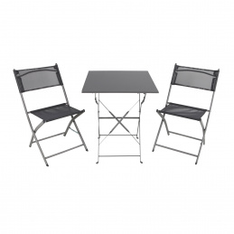Linder Exclusiv Vrtni set BISTRO SET Sivi