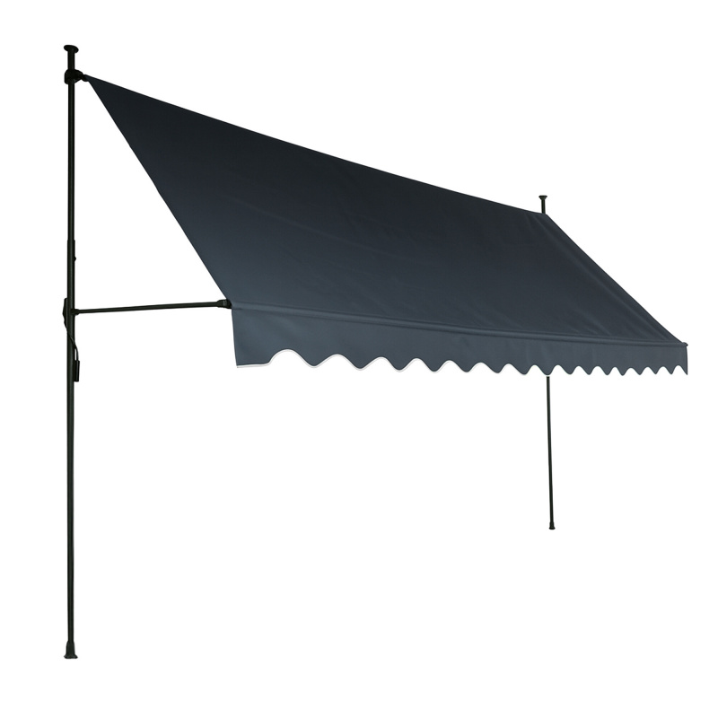 Aga Teleskopska tenda 350x120 cm Siva
