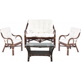 Aga Ratanova garnitura BUTEO 2 Choco White