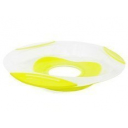 Duboka zdjela s usisnom čašom 4m+ POUPY Žuta