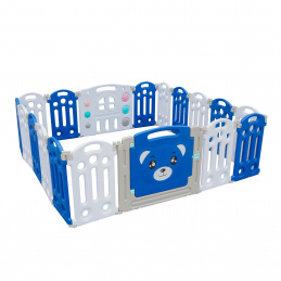 Aga4Kids Dječja plastična ograda 186x192x64 cm Plava Aga4Kids Dječja plastična ograda 186x192x64 cm Plava