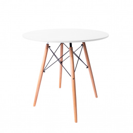 Aga Blagovaonski stol 80 cm Bijeli