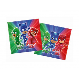 PJ Masks Rođendanski ubrusi PJ Masks 33 cm / 20 kom