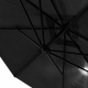 Aga Viseći vrtni suncobran 300 cm Crni
